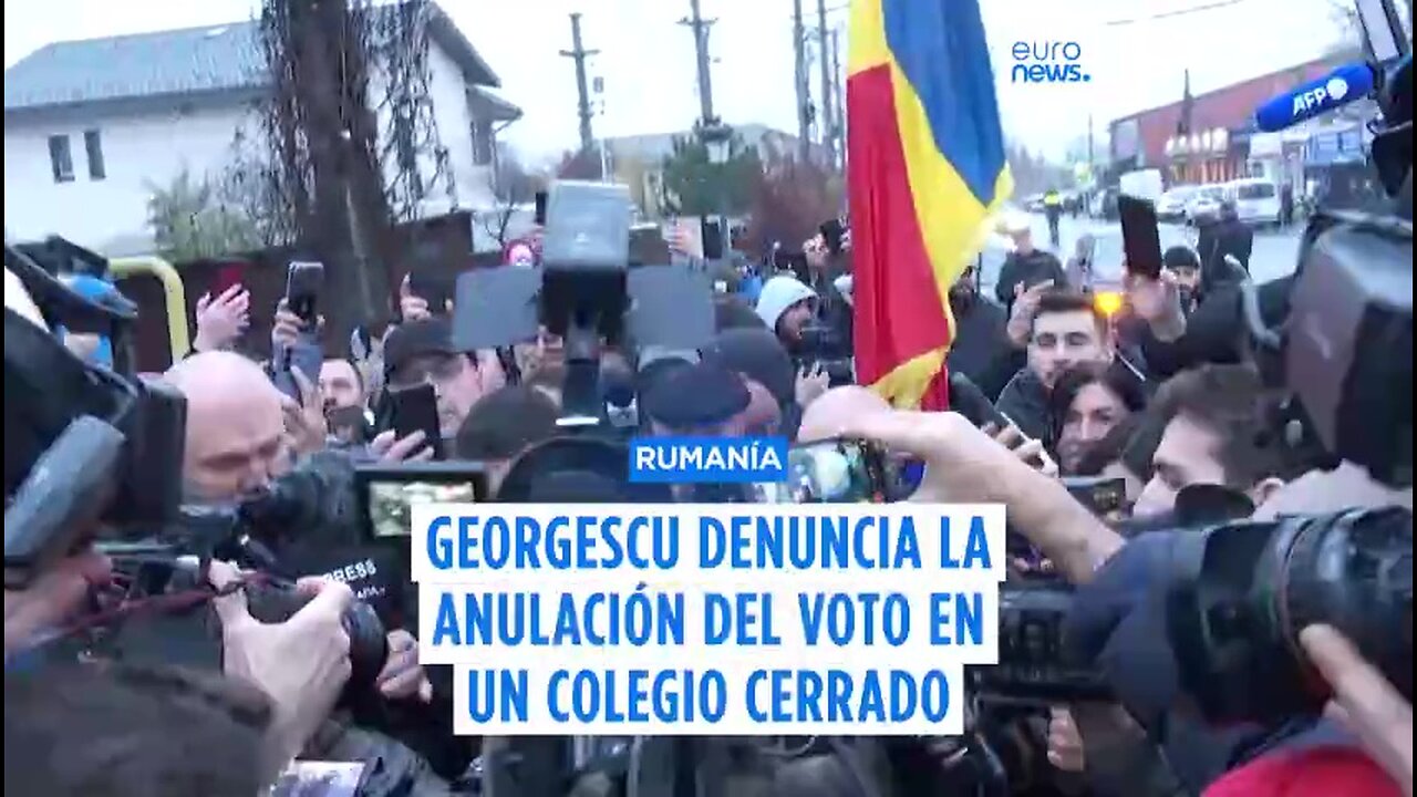 Anulan las elecciones presidenciales en Rumanía. (08 dic.2024) (La masonería para a Calin Georgescu)