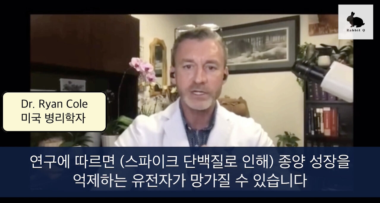[흰토끼굴 백신 정보] 스파이크 단백질이 암을 유발한다?