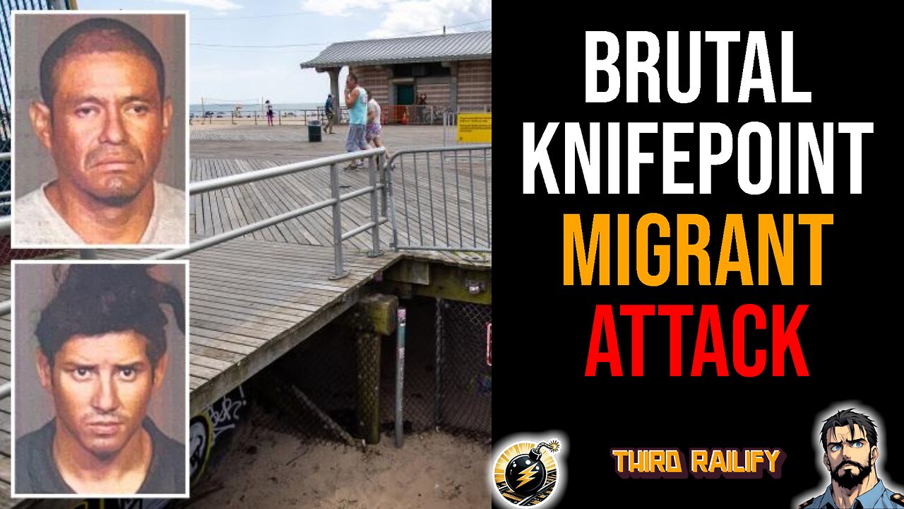 Woman, 46, brutally raped at knifepoint by migrant as another held back her boyfriend
