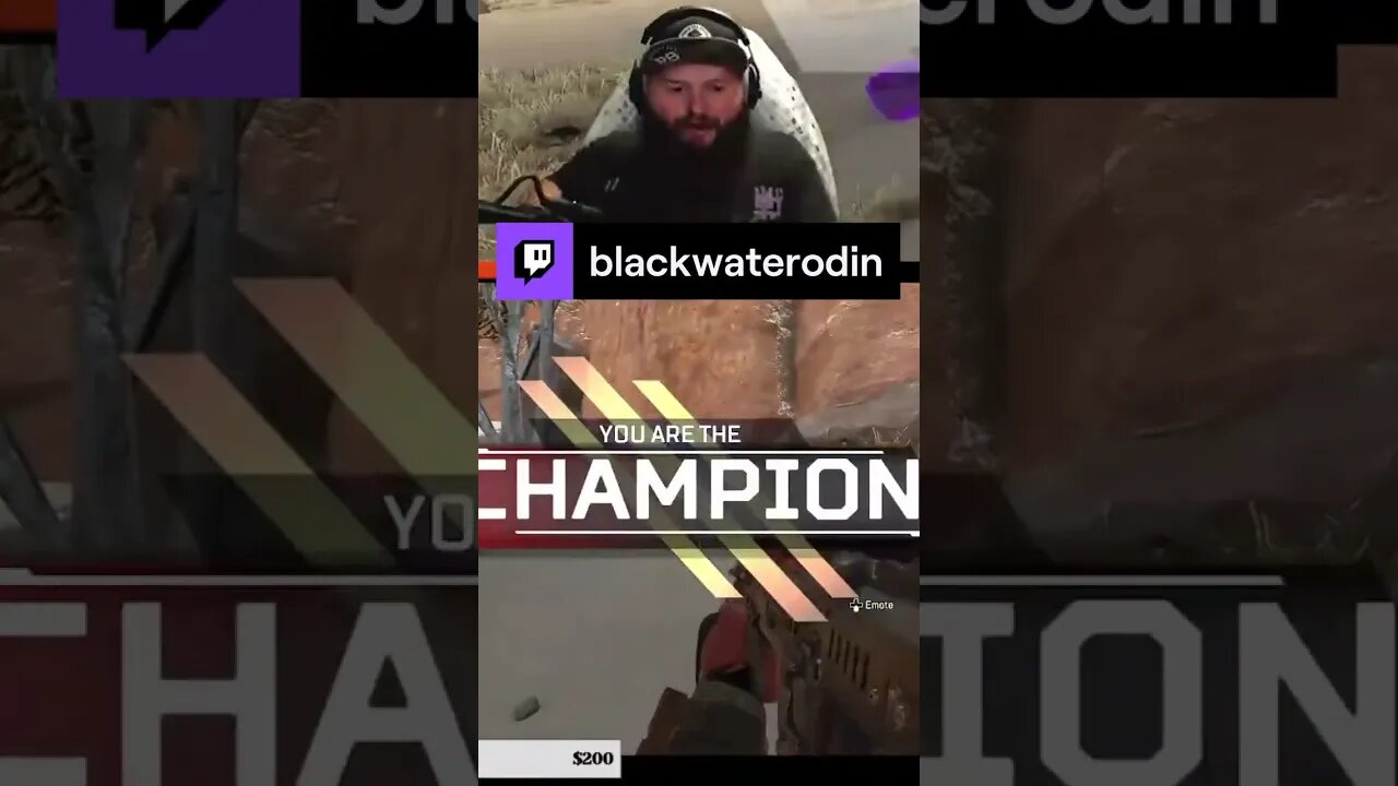 Just starting out in Apex! Thank You to my teammate for the clutch | blackwaterodin on #Twitch