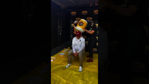 College Football Coach Gets Covered With Mayonnaise