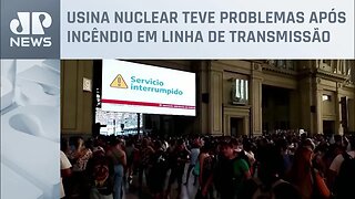 Argentina fica no escuro após incêndio provocar falha no sistema de alta tensão