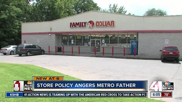 Store policy angers KCK father