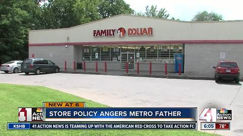 Store policy angers KCK father