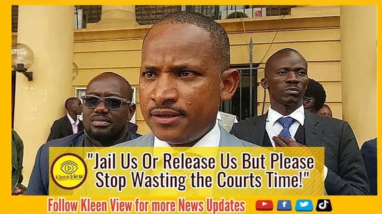 "JAIL OR RELEASE US!" Listen to Angry Babu Owino Speak