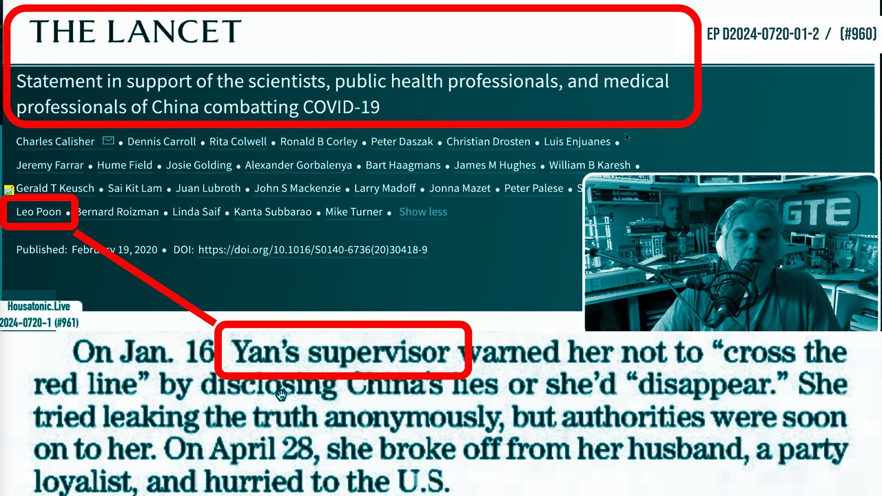 🔥Earliest newspaper articles about Li-Meng Yan in 2020: Her supervisor was on the Lancet letter!?!?