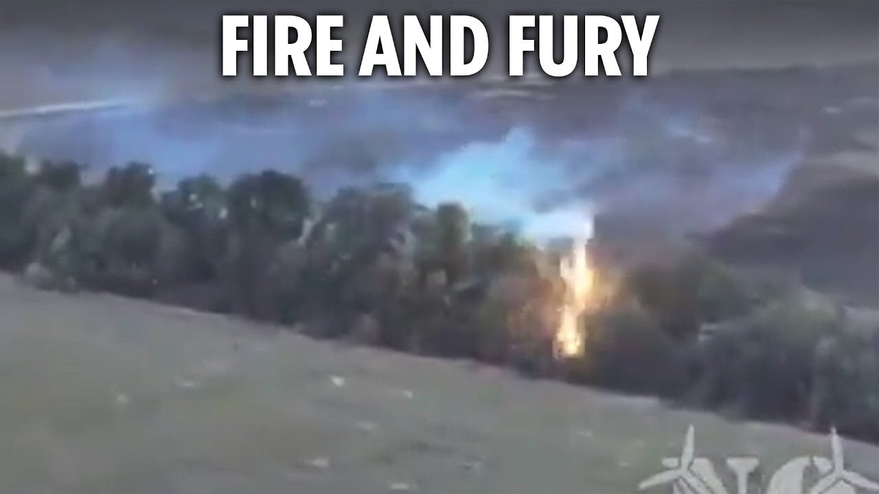 Watch moment Ukraine uses flesh-melting ‘flamethrower drone’ to burn Russians out of trees