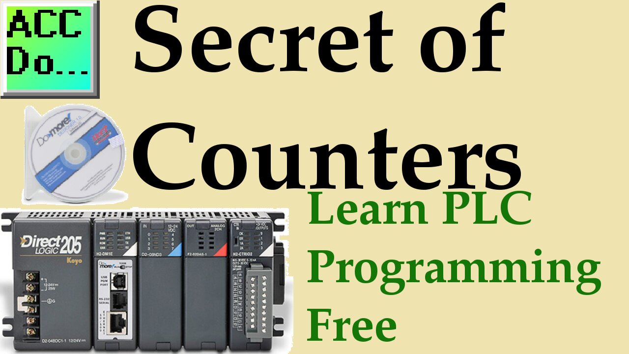 Learn PLC Programming - Free 9 - The Secret of Counters in the PLC