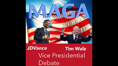 JD Vance Vs Tim Walz live Debate