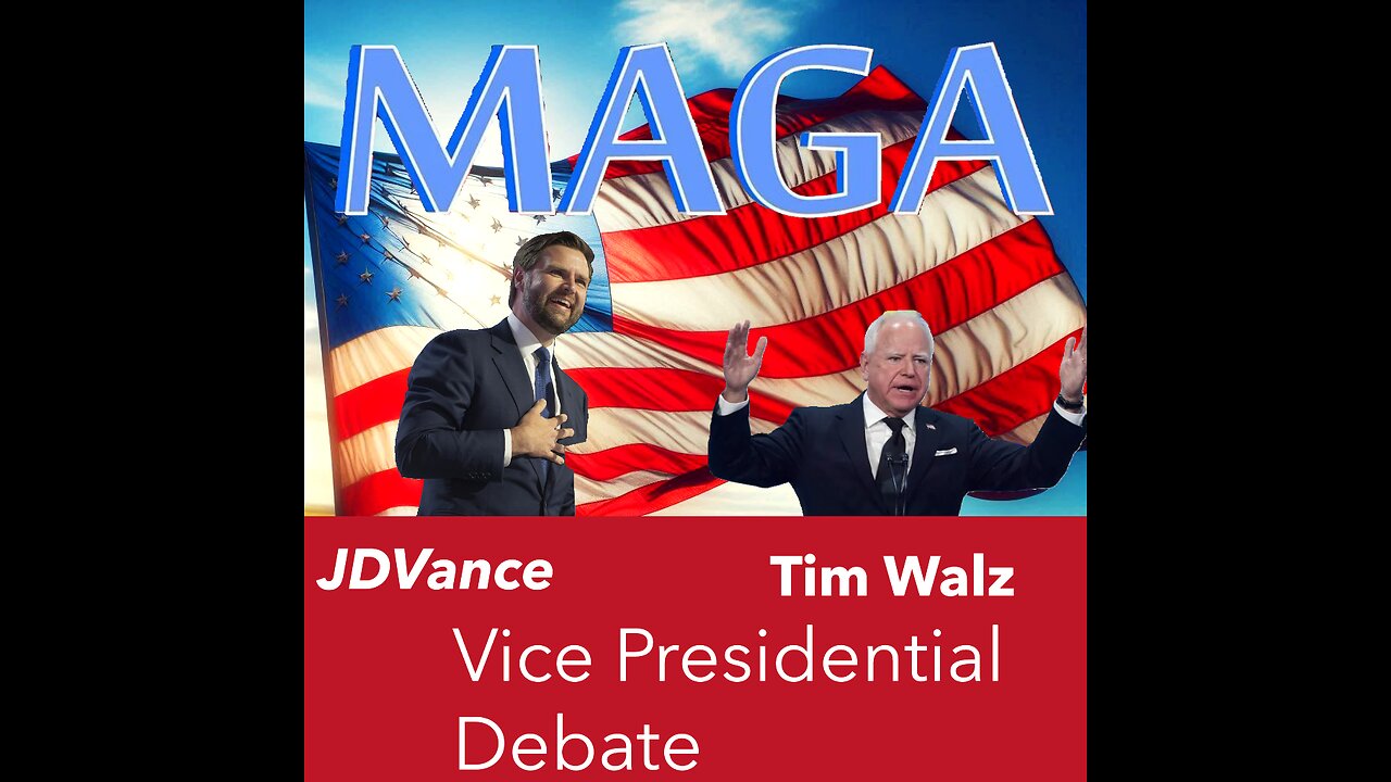 JD Vance Vs Tim Walz live Debate