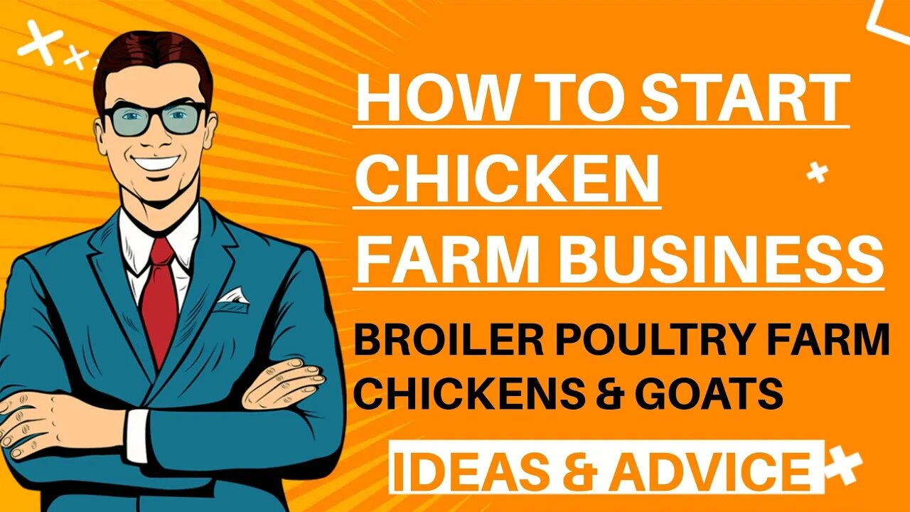 How to Start Chicken Farm Business - Organic Broiler Poultry Farm Chickens & Goats