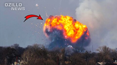 Putin is Out of the Game! Ukraine Shakes the World with Giant Russian Ammunition Explosion!
