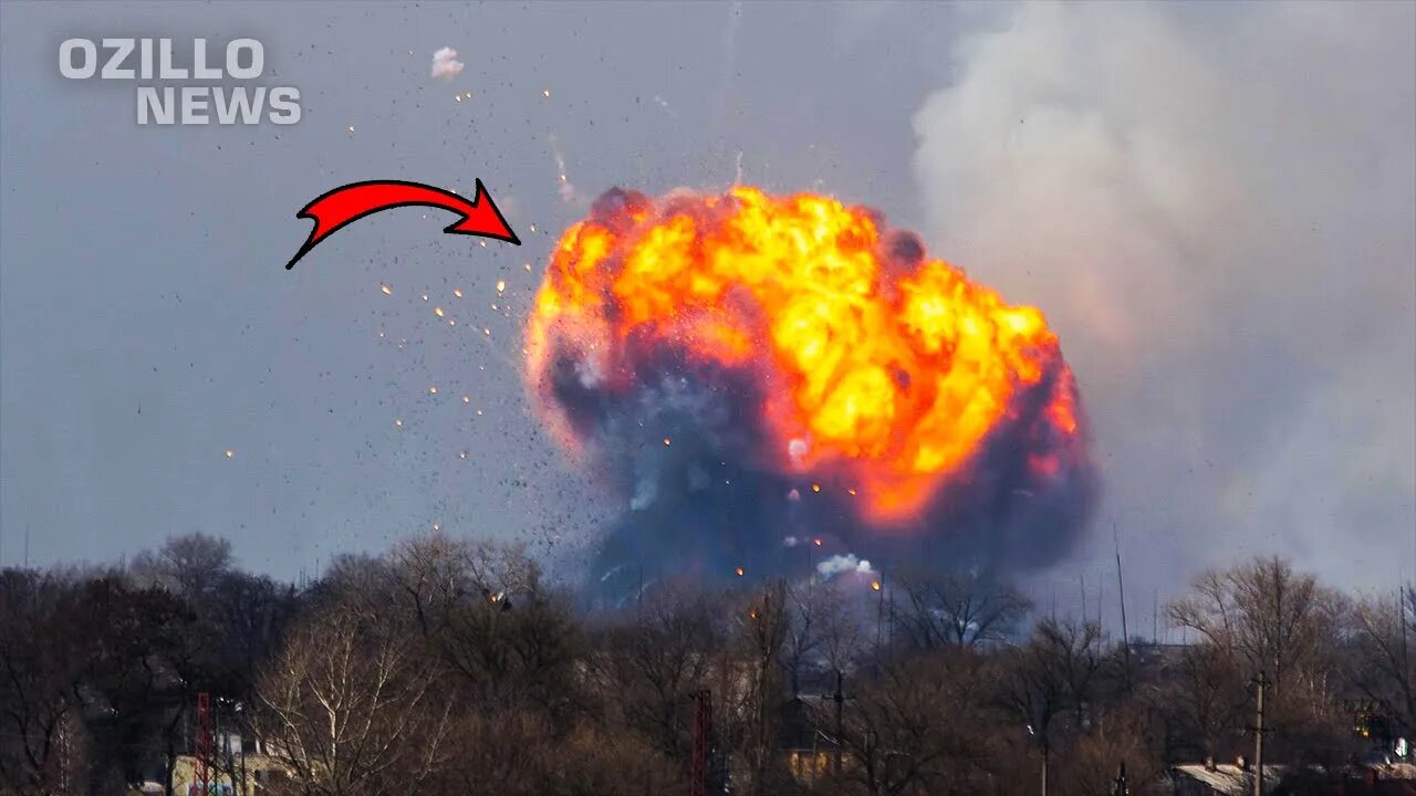 Putin is Out of the Game! Ukraine Shakes the World with Giant Russian Ammunition Explosion!