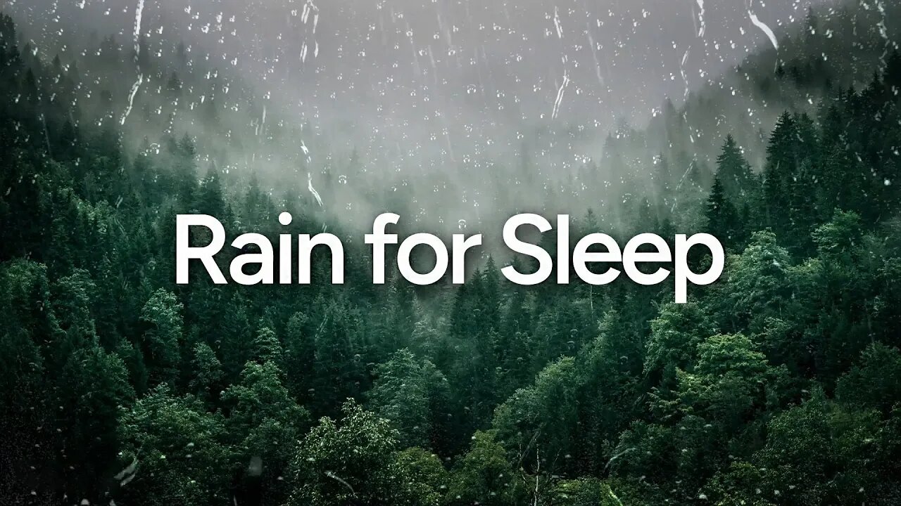 Heavy Rain for Sleep | 10 Hours of Rain Sounds for Deep Sleep