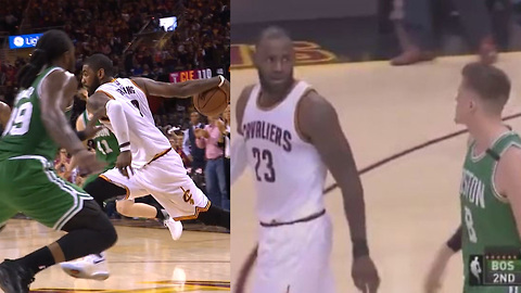 Kyrie Irving Makes Jae Crowder Look Like a Damn Fool, LeBron James & Jonas Jerebko Exchange Shoves