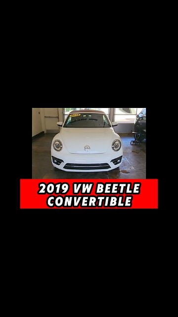 2019 VW Beetle Convertible