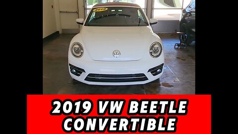 2019 VW Beetle Convertible