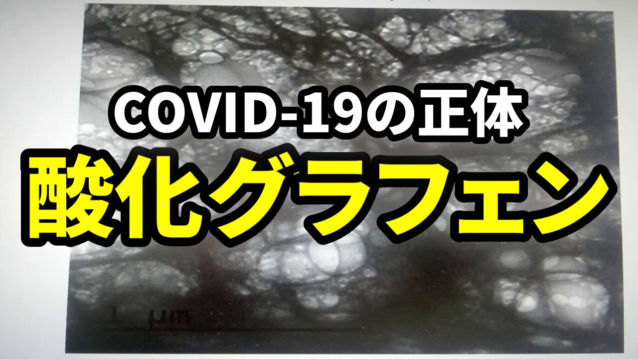 COVID-19の正体「酸化グラフェン」スペインの研究グループ COVID-19 IS CAUSED BY GRAPHENE OXIDE 2021/06/25