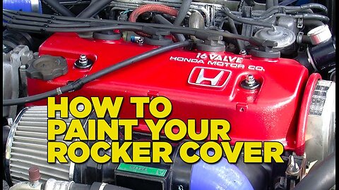 How To Paint Your Rocker Cover