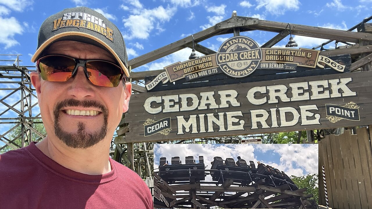 CEDAR CREEK MINE TRAIN at CEDAR POINT, Sandusky, Ohio, USA [Off Ride Footage]