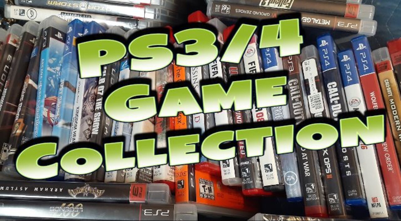 PS3 and PS4 Video Game Collection.