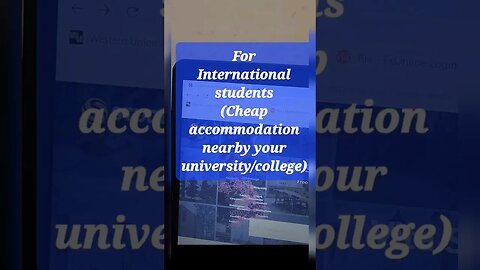 For international students-cheap accommodation nearby your university/college #shorts #youtubeshorts