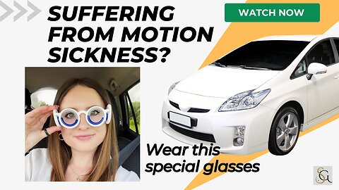 Suffering from Motion Sickness? this Motion Sickness Glasses Can Help You Travel Comfortably!