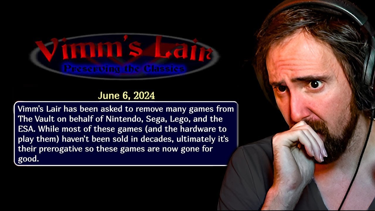 Nintendo Erasing Its History: The War Against ROMs | Asmongold Reacts