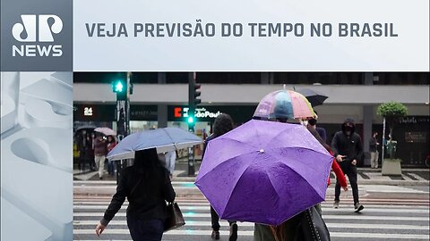 Chuva aumenta no Brasil neste fim de semana