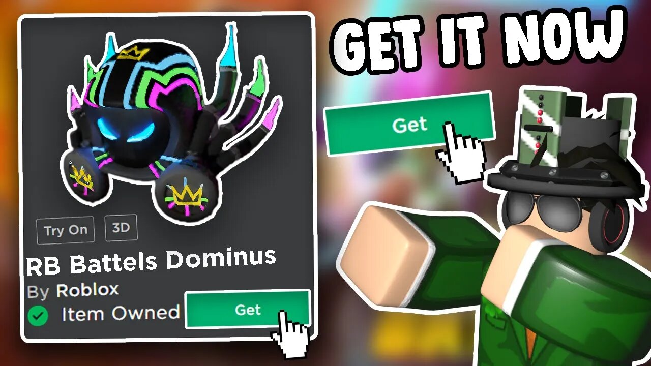 (⭐FREE!) How To Get The RB Battles Dominus On ROBLOX!