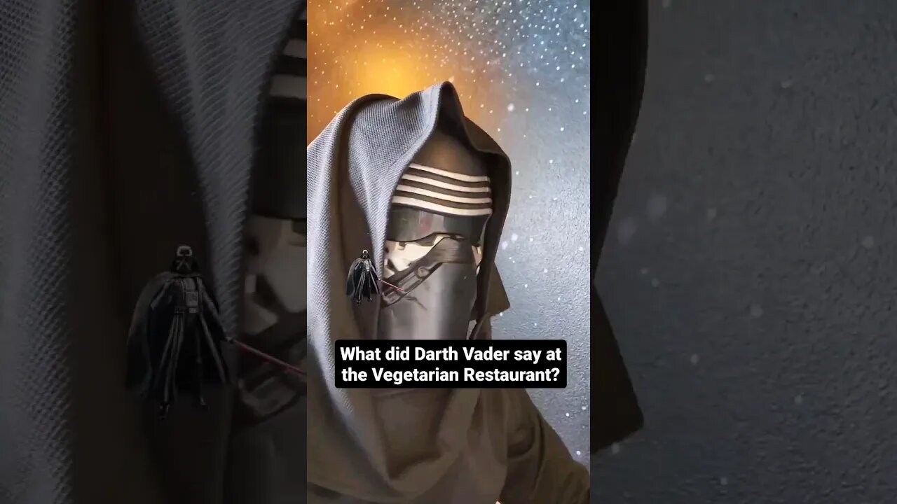 What Did Darth Vader Say at the Vegetarian Restaurant? | Star Wars Dad Joke Part 5 #shorts