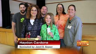 Ben's Bellee: Haydon Cardone