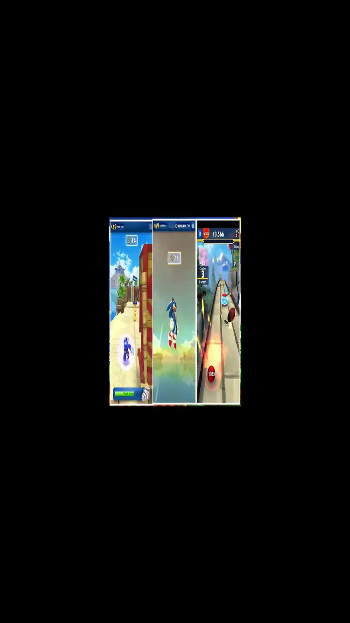 Sonic Dash VS Sonic Dash 2 Sonic Boom I Warehog Sonic VS Movie Sonic VS ...