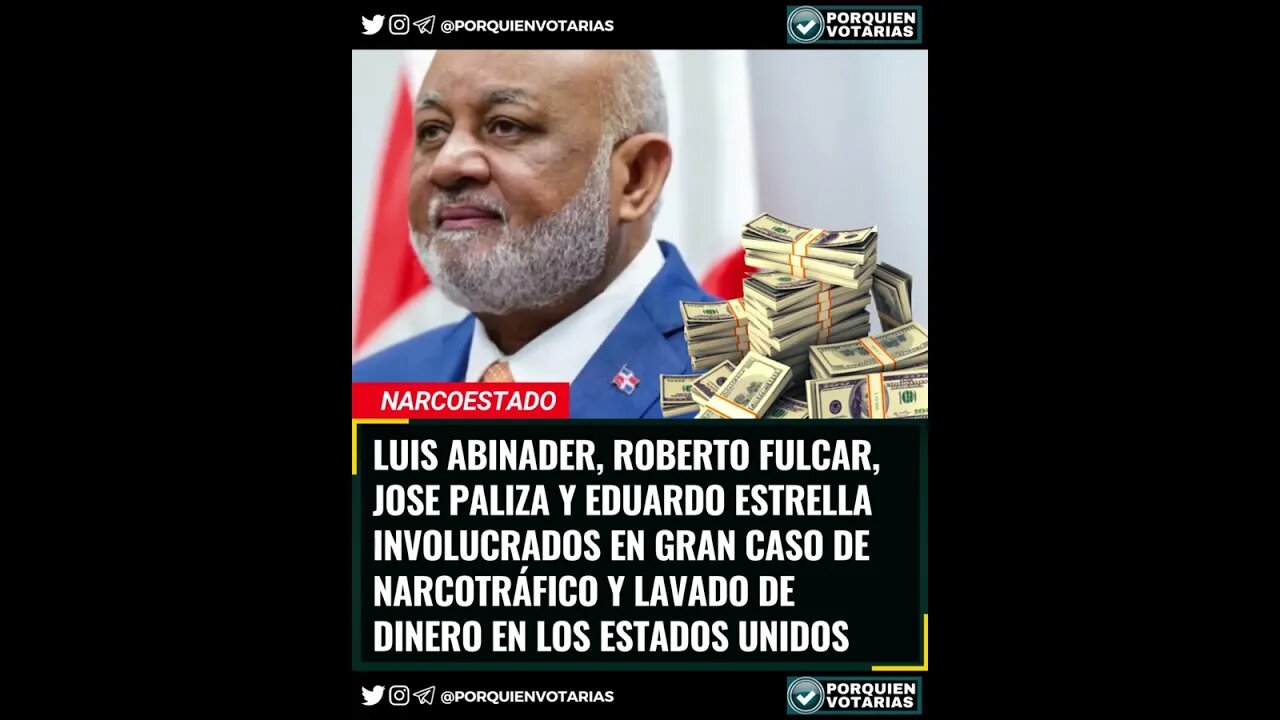 ⚡️ROBERTO FULCAR DECLARÓ EN CONTRA DE LUIS ABINADER EN GRAN CASO DE NARCOTRAFICO EN LOS EE.UU