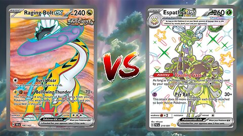 Pokemon TCG Live Raging Bolt EX Ogerpon EX VS Espathra EX Xatu!!