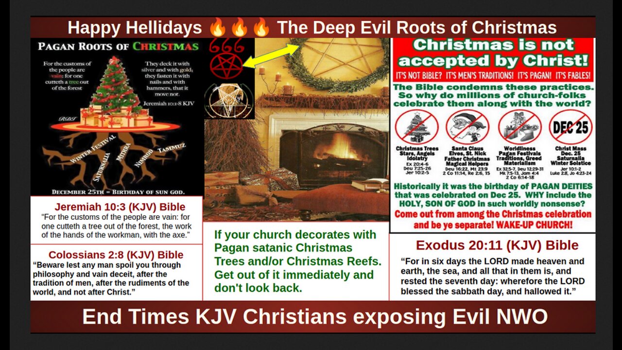 Happy Hellidays 🔥🔥🔥 The Deep Evil Roots of Christmas