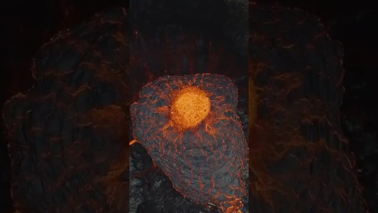 Volcanic Eruption up close 😮 #youtubeshorts #shorts #volcanoevent #youtube #lava #like #share