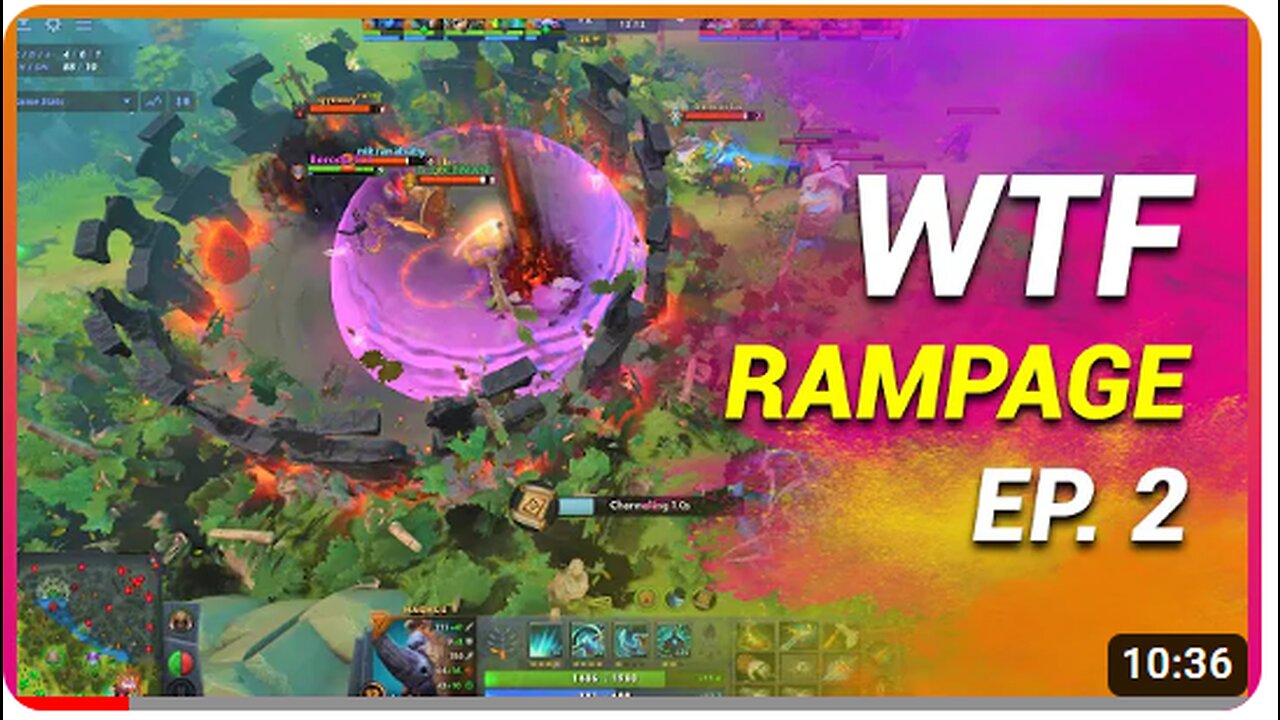 Dota 2 WTF Rampage Moments #2