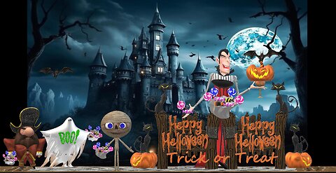 Monster Mash - Bobby Pickett - Happy Halloween - Halloween Party Video - Trick or Treat