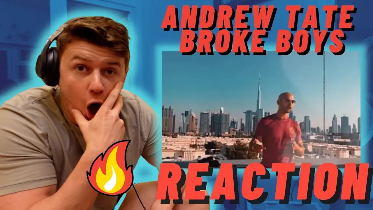 Andrew Tate - Broke Boys (Music Video) | TATE CANT RAP!!((IRISH REACTION!!))