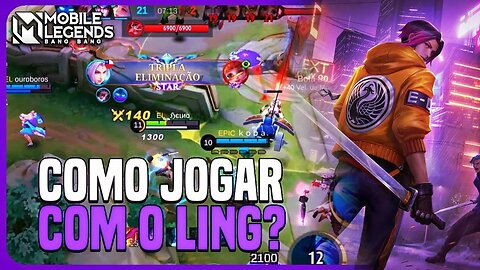 COMO JOGAR DE LING E CARREGAR | BUILD, EMBLEMA E COMBO | MLBB