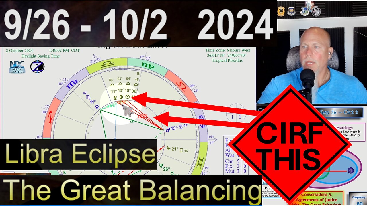 Libra Solar Eclipse & The Great Balancing! CIRF #424: 9/26 - 10/2 2024