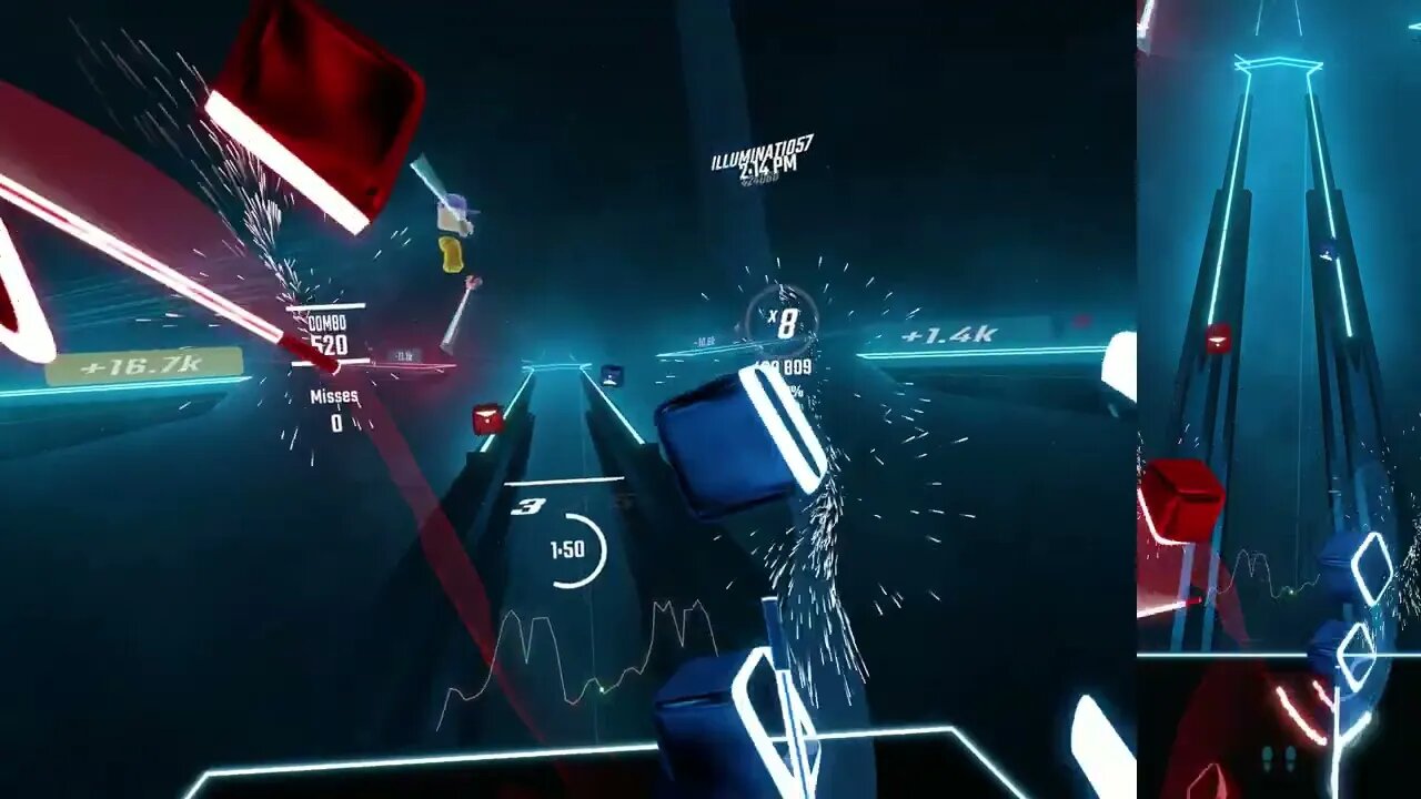 (beat saber mp) niviro - demons [mapper: happyglt]