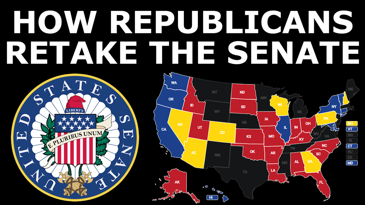 Updated 2022 Senate Map Prediction (June 2021)