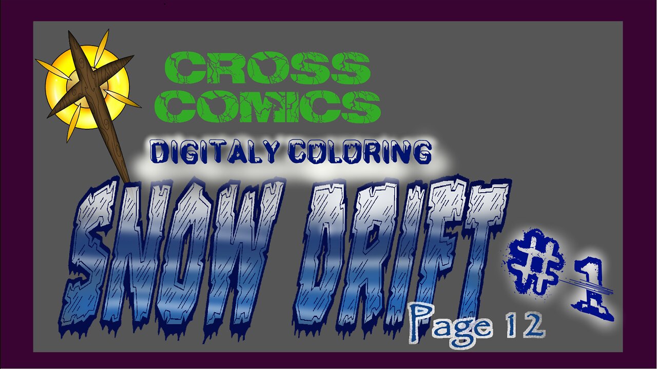 Digital Coloring Snow Drift #1 Page 12