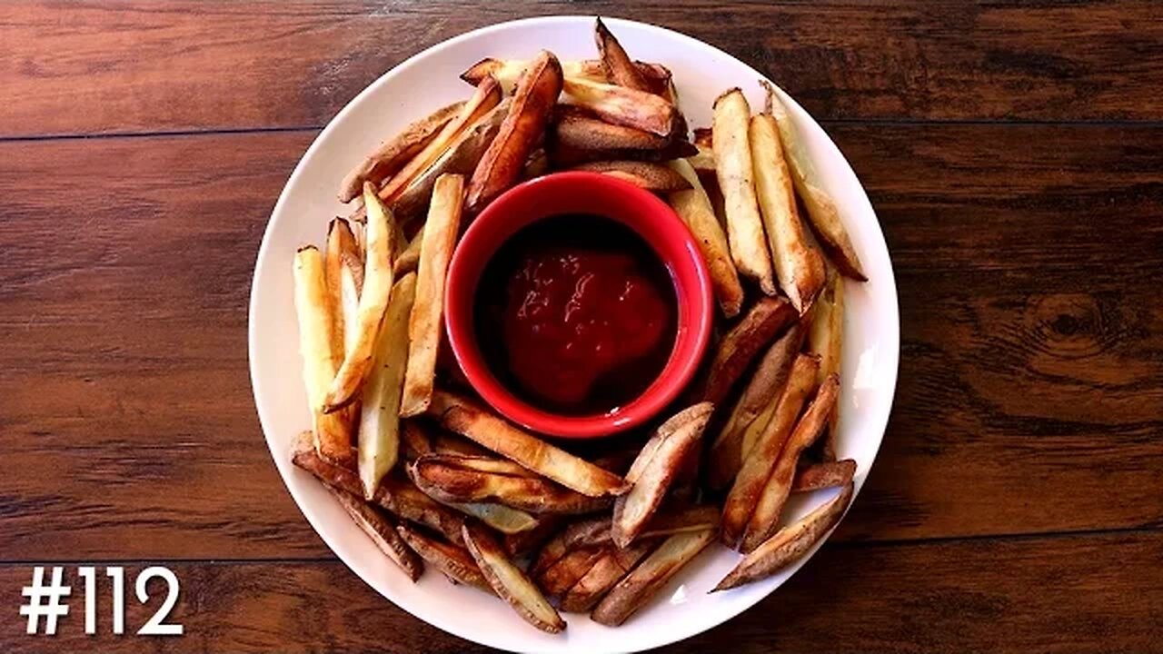 HOW TO MAKE THE MOST PERFECT OIL-FREE CRISPY POTATO FRIES