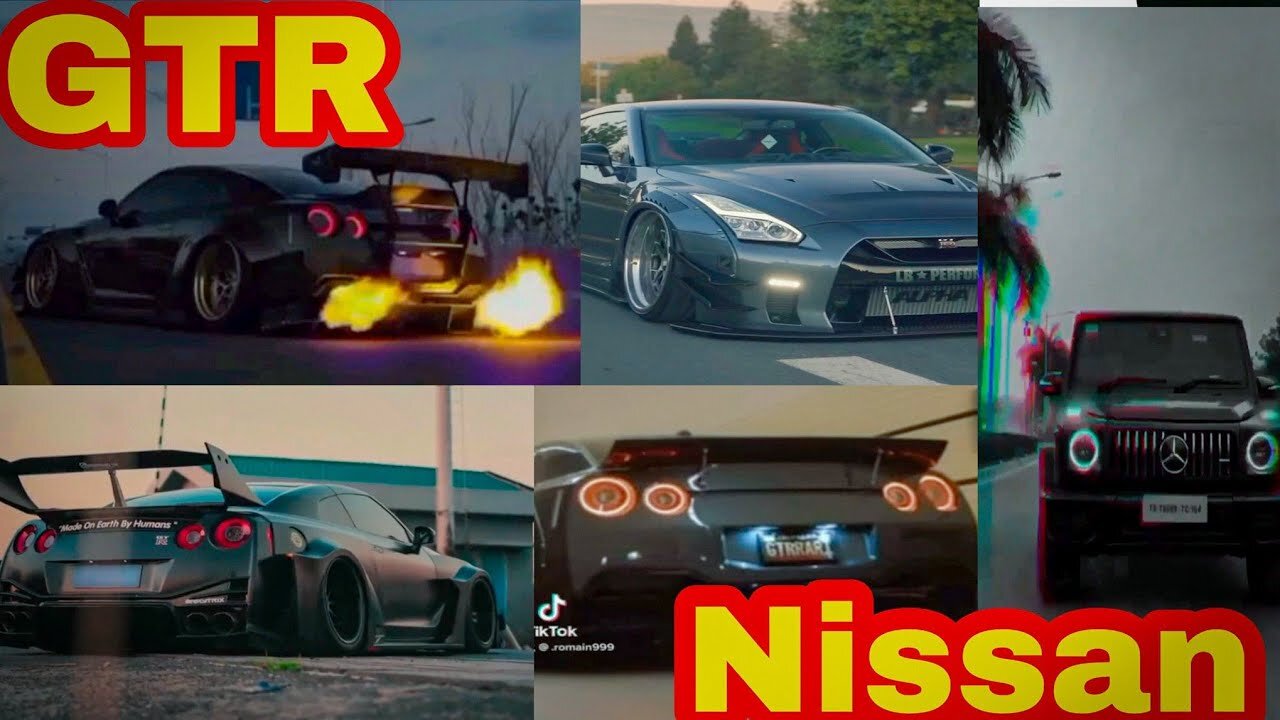 NISSAN GTR R-35 🔥 nissan gtr cars video