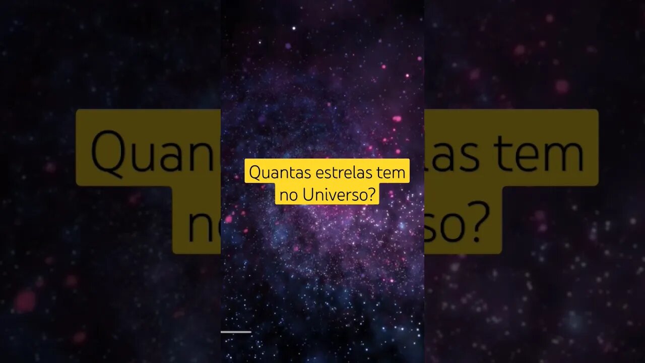 Quantas estrelas têm no Universo?
