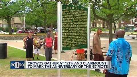 Unveiling of historical marker at 12th and Clairmount brings back memories
