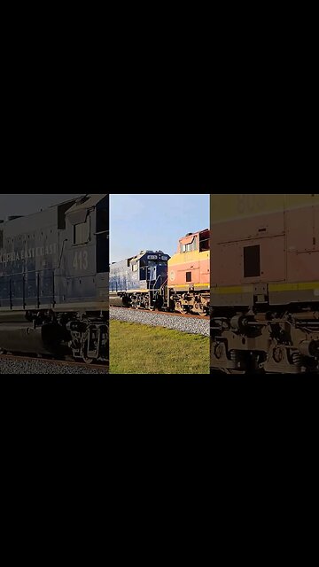 Florida East Coast Railway FEC-107 with 413 Daytona Beach Golf Club May 28 2023 #fec107 #railfanrob